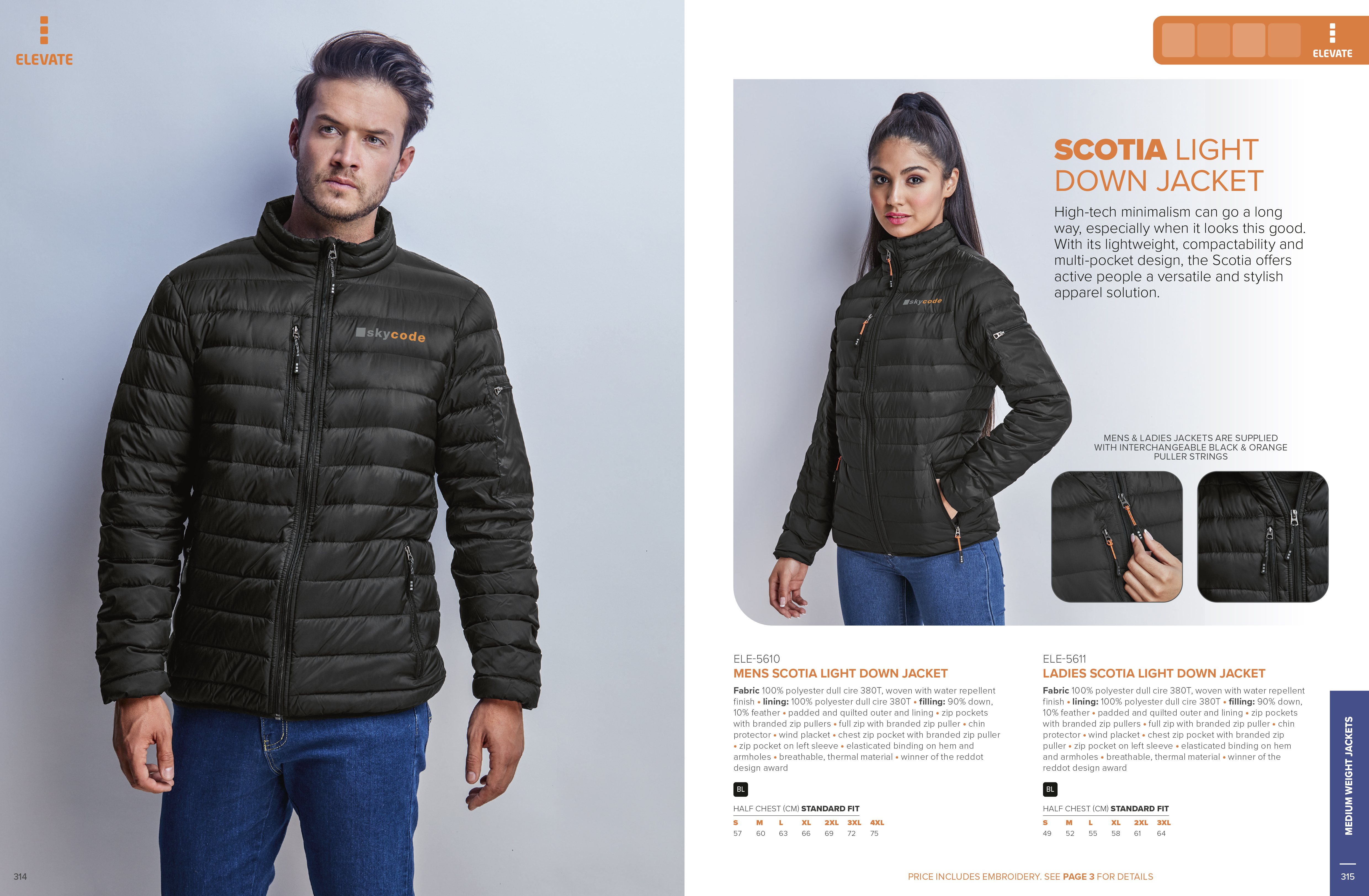 Ladies Scotia Light Down Jacket